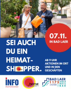 Heimatshoppen 07.11.2026 5 Heimatshoppen INFO Portal Bad Laer